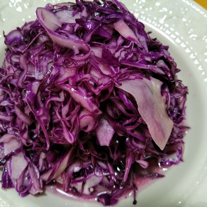紫キャベツのさっぱりサラダ